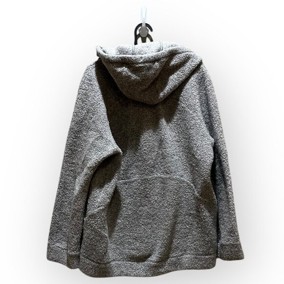 Lululemon So Sherpa Hooded Jacket Wool Blend Grey - Picture 3 of 5